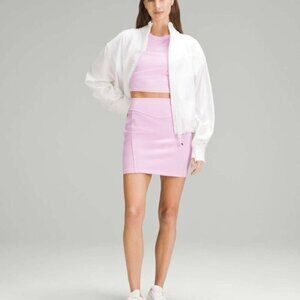 NWT Lululemon Pink Scuba HR Mini Skirt Size M
